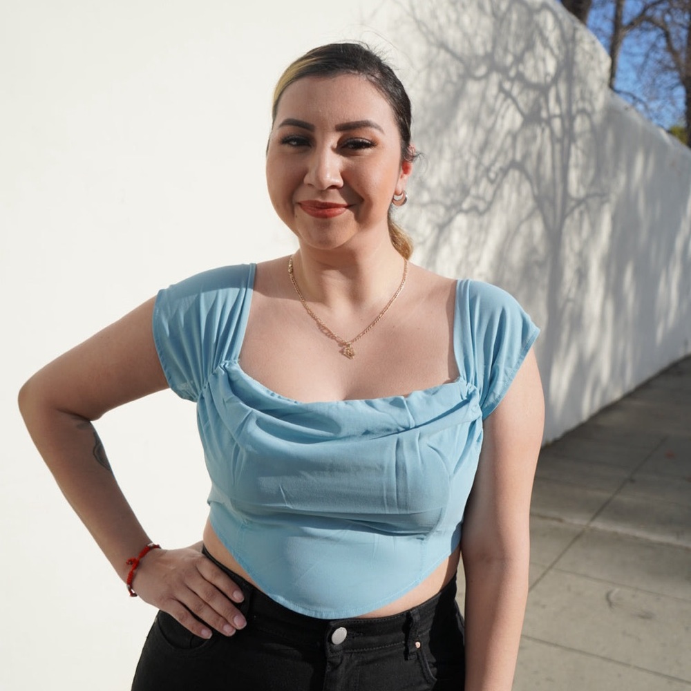 Blue top